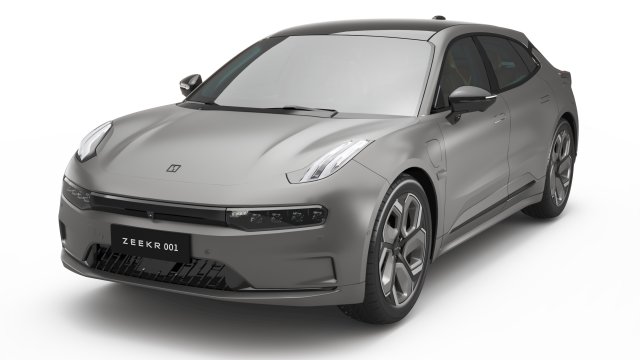 2023 Geely Zeekr 001 With Interior 3D Модель