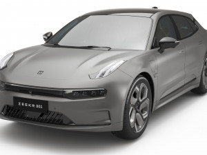 2023 Geely Zeekr 001 With Interior 3D Модель