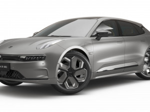 2023 Geely Zeekr 001 With Interior 3D Model