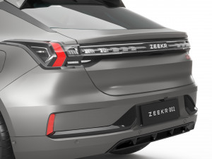 2023 Geely Zeekr 001 With Interior 3D Model