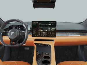 2023 Geely Zeekr 001 With Interior 3D Model