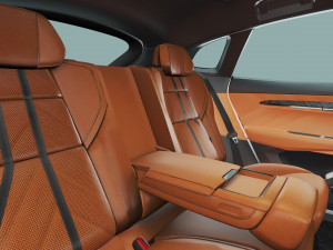 2023 Geely Zeekr 001 With Interior 3D Model