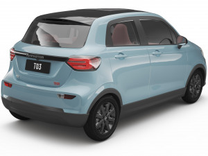 2024 Leapmotor T03 With Interior Model 3D