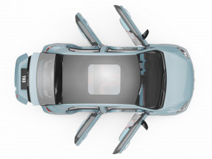2024 Leapmotor T03 With Interior Model 3D