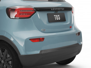 2024 Leapmotor T03 With Interior Model 3D