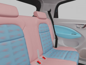 2024 Leapmotor T03 With Interior Model 3D