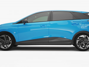 2024 MG4 EV With Interior 3D Модель