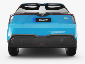 2024 MG4 EV With Interior 3D Модель