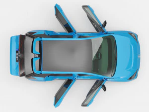 2024 MG4 EV With Interior 3D Model