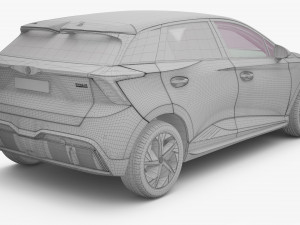 2024 MG4 EV With Interior 3D Модель