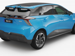 2024 MG4 EV With Interior 3D Модель