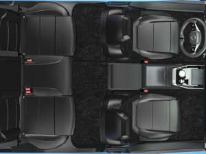 2024 MG4 EV With Interior 3D Модель