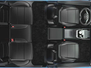 2024 MG4 EV With Interior 3D Model