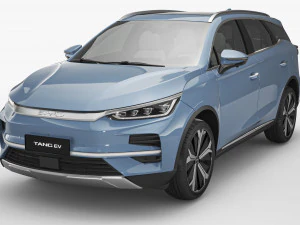 2024 BYD Tang EV com interior Modelo 3D