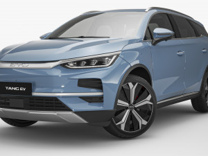 2024 BYD Tang EV With Interior Model 3D