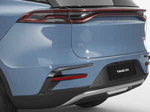 2024 BYD Tang EV With Interior Model 3D