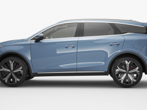 2024 BYD Tang EV With Interior Model 3D