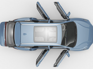 2024 BYD Tang EV With Interior Model 3D