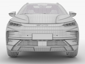 2024 BYD Tang EV With Interior Model 3D