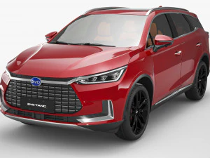 2024 BYD Tang com interior Modelo 3D
