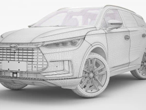 2024 BYD Tang With Interior 3D Model
