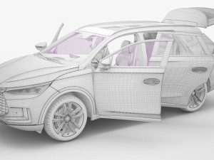 2024 BYD Tang With Interior Modèle 3D