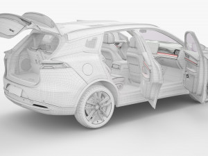 2024 BYD Tang With Interior Modèle 3D