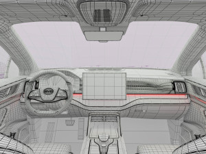 2024 BYD Tang With Interior Modèle 3D