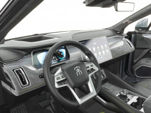 2024 BYD SONG L With Interior 3D Model