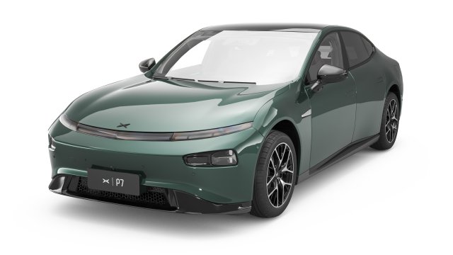 2024 Xpeng P7 With Interior 3D-Modell .c4d .max .obj .3ds .fbx .stl .blend 