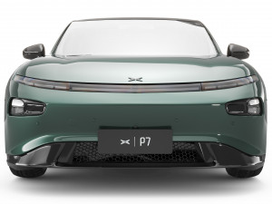 2024 Xpeng P7 With Interior 3D-Modell
