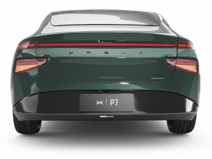 2024 Xpeng P7 With Interior 3D-Modell