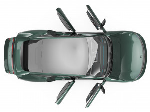 2024 Xpeng P7 With Interior 3D-Modell