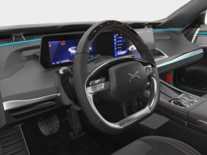 2024 Xpeng P7 With Interior 3D-Modell