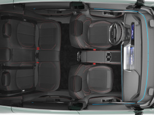 2024 Xpeng P7 With Interior 3D-Modell