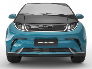 2024 BYD Dolphin With Interior 3Dモデル