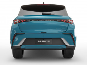 2024 BYD Dolphin With Interior 3Dモデル