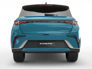2024 BYD Dolphin With Interior 3D Model