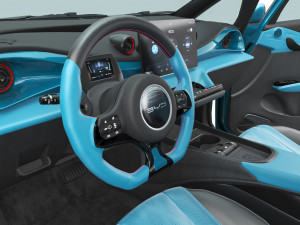 2024 BYD Dolphin With Interior 3Dモデル