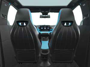 2024 BYD Dolphin With Interior 3Dモデル