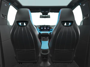 2024 BYD Dolphin With Interior 3D Model