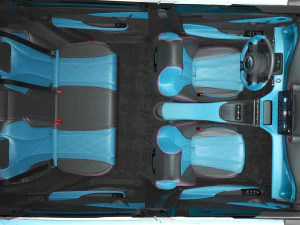 2024 BYD Dolphin With Interior 3D Model