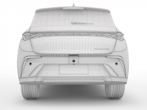 2024 BYD Dolphin With Interior 3Dモデル