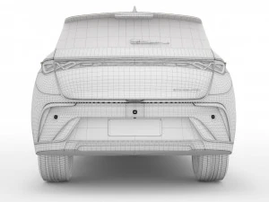 2024 BYD Dolphin With Interior 3D Model