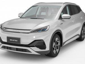2024 BYD ATTO 3 With Interior 3D Model