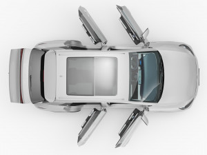 2024 BYD ATTO 3 With Interior Model 3D