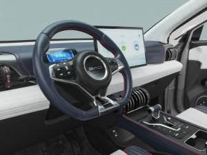 2024 BYD ATTO 3 With Interior Model 3D