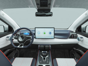 2024 BYD ATTO 3 With Interior Model 3D