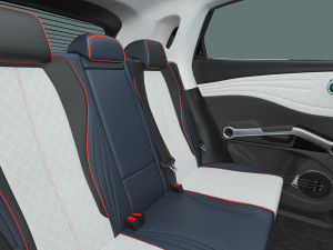 2024 BYD ATTO 3 With Interior Model 3D