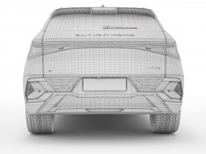 2024 BYD ATTO 3 With Interior Model 3D